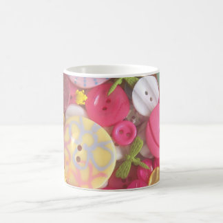 Mug Collage de bouton de couleur de plage