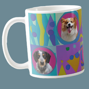 Mug Collage de photos de chien personnalisé I Chien m