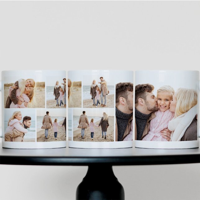 Mug Collage de photos de famille (Créateur téléchargé)