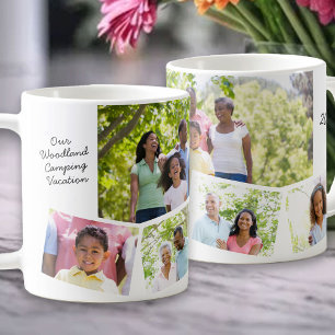 Mug Collage de photos de famille - 5 photos et texte p