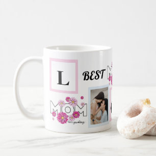 Mug Collage de photos de famille personnalisé joyeux