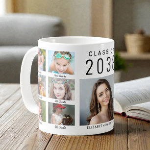 Mug Collage de photos de fin d'études
