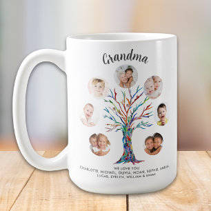 Mug Collage de photos de grand-mère