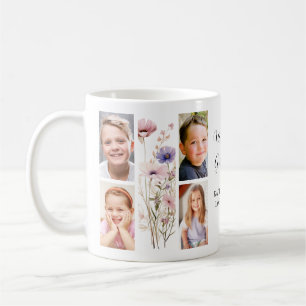 Mug Collage de photos de grand-mère