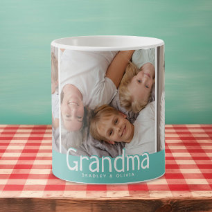 Mug Collage de photos de grand-mère moderne Cadeau mig