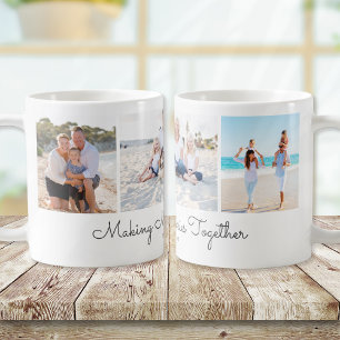 Mug Collage de photos de souvenirs ensemble