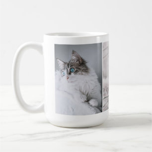 Mug Collage de photos de votre chat chien animal de co