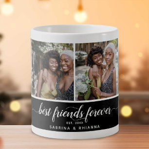 Mug Collage de photos des meilleures amies pour toujou
