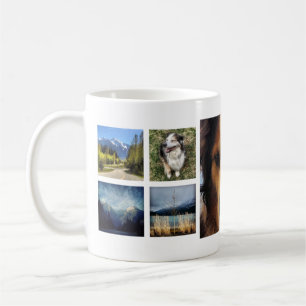 Mug Collage de photos d'Instagram du bonbon 9