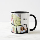 Collage de photos familiales - 5 photos et texte p