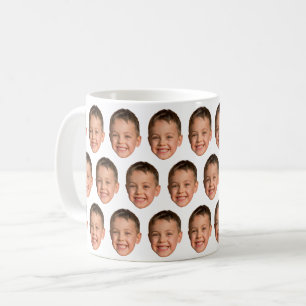 Mug Collage de photos personnalisé Photo de visage amu