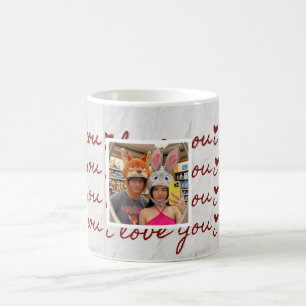 Mug Collage de photos personnalisé Tshirt couple esthé