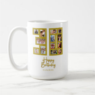 Mug Collage de photos pour le 30e anniversaire