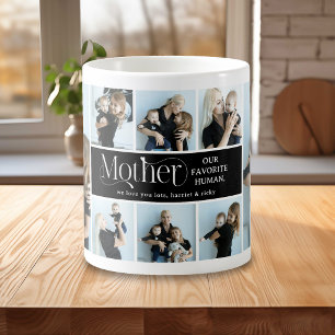 Mug Collage de photos sentimental Cadeau pour maman
