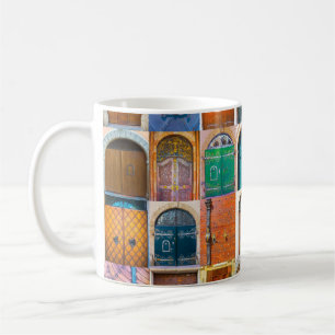 Mug Collage des portes d'entrée médiévales à Prague, T