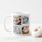 Collage d'images de première Fête des pères simple