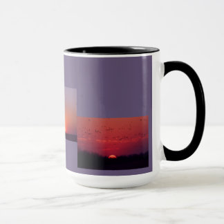 Mug Collage du coucher du soleil Grosse taille #10