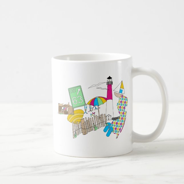 Mug Collage Girly d'amour de LBI (Droite)