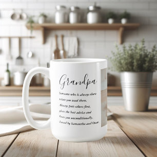 Mug Collage moderne Meilleur grand-père Jamais beauté 