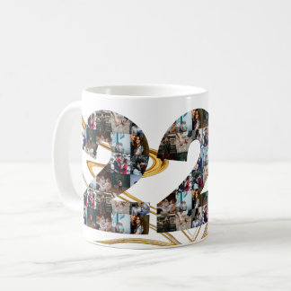 Mug Collage photo Cadeaux de 22 ans par année