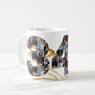 Mug Collage photo Cadeaux de 34 ans par année