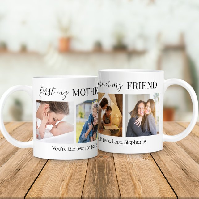 Mug Collage photo de la 4e Fête des mères (Créateur téléchargé)