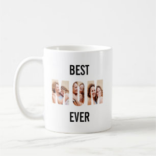 Mug Collage photo de maman découpé Anniversaire fête d