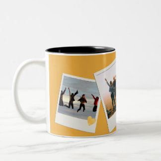 Mug collage photo de meilleur ami.