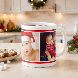 Mug Collage photo des Fêtes de la marque Red Stripe Cl