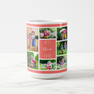 Mug Collage photo du meilleur corail de Nana