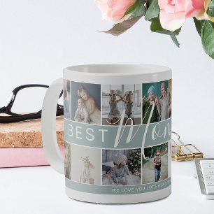 Mug Collage photo et nom/s de la meilleure maman moder