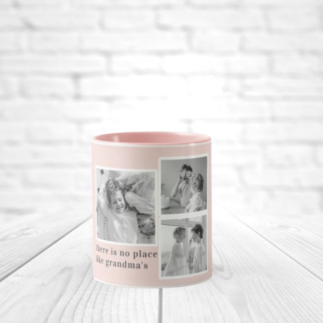 Mug Collage Photo & Meilleure grand-mère Jamais Meille (Créateur téléchargé)