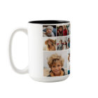 Collage photo personnalisé 17 - noir - blanc