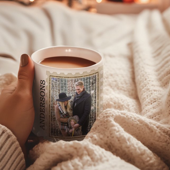 Mug Collage Trio Photo Personnalisé (Créateur téléchargé)