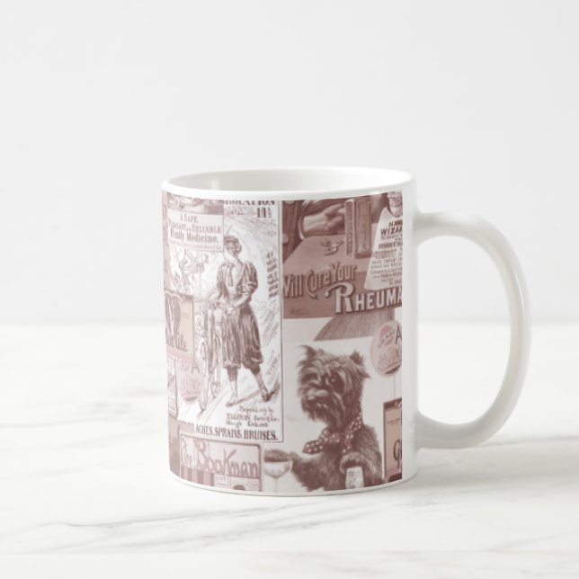 Mug Collage victorien vintage (Droite)