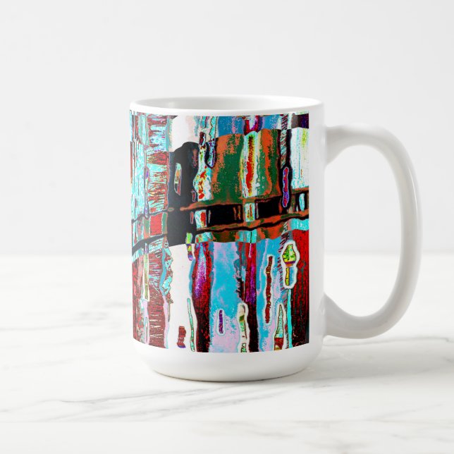 Mug – Collapse Reflection Abstract Design (Right)