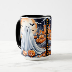 Mug Collection d'automne Citrouille moderne d'Hallowee