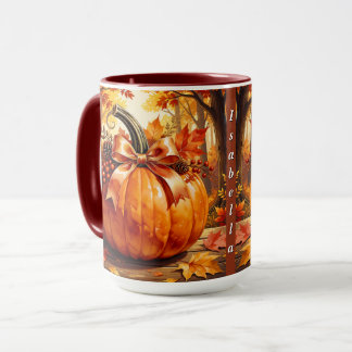 Mug Collection d'automne populaire dorée de Thanksgivi