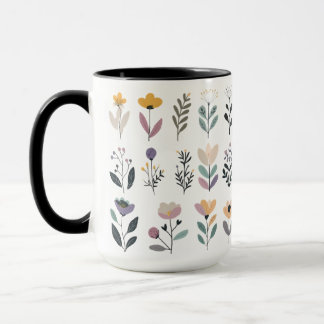 Mug Collection de fleurs vectorielles
