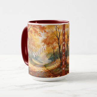Mug Collection de Thanksgiving populaire automne doré