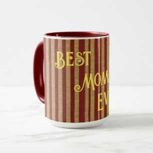 Mug Collection d'or de luxe de lin en Bourgogne popula