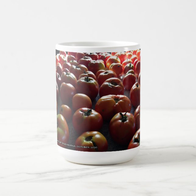 Mug Collection Fleur de tomates fraîches sur une (Centre)