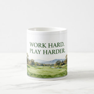 Mug Collection Golf Ameublement Décor   Aquarelle Prem