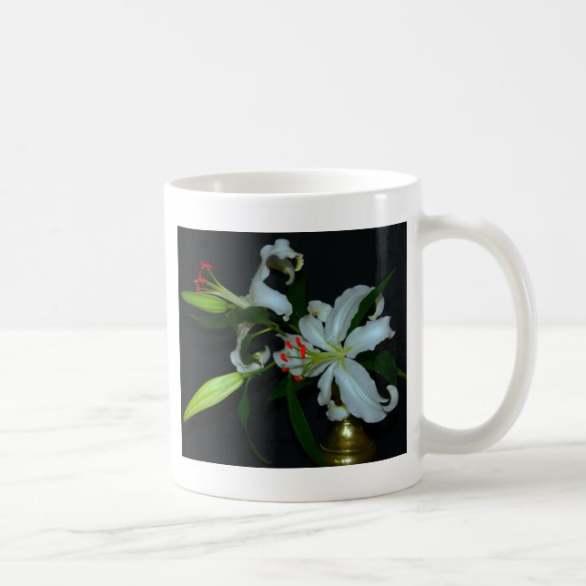 Mug Collection Irlandaise de laiton et de fleurs (Droite)