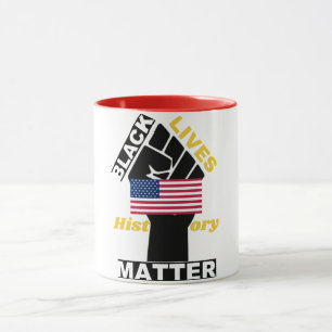 Mug Collection officielle Black Lives Matt USA Flag