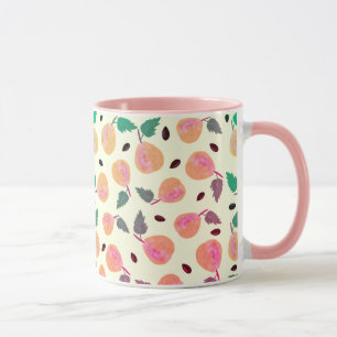 Mug Collection Poires Dorées Rose