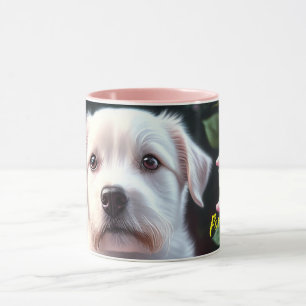 Mug Collection rose Et Petits Chiens