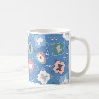 Mug Collection Spitz Japonaise Musique Bleue