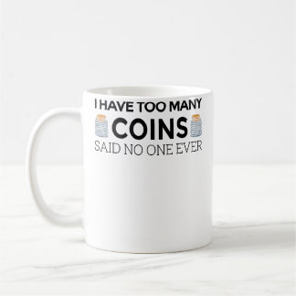 Mug Collectionneur de pièces amusant pour enfant numis