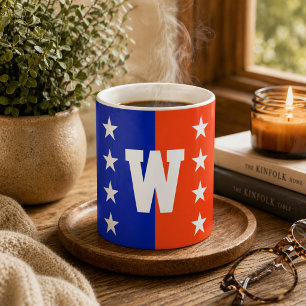 Mug College Colors Royal Blue & Orange